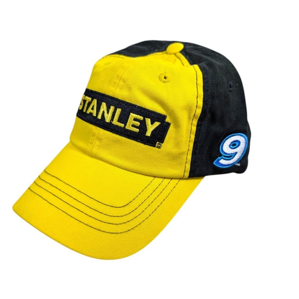 Stanley Tools NASCAR Hat Checkered Flag Sports Marcos Ambrose 9 Richard Petty MS